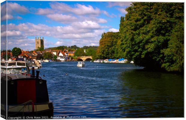 Scenic Chilterns - Henley Canvas Print by Chris Rose