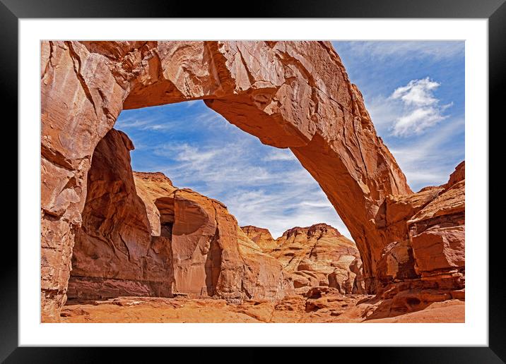 Goulding Arch, Utah Framed Mounted Print by Arterra 