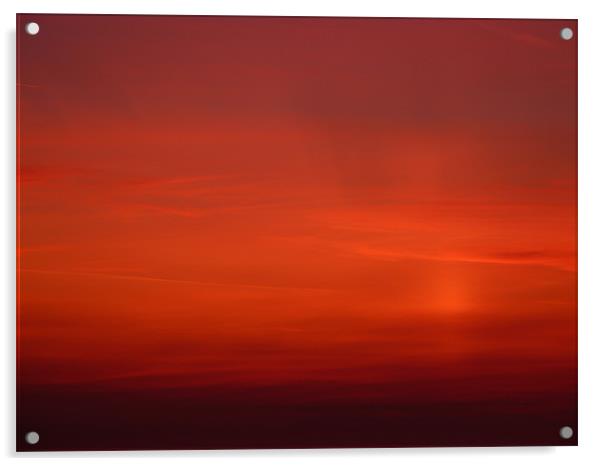 Sahara Sunset Acrylic by Hannah Scriven