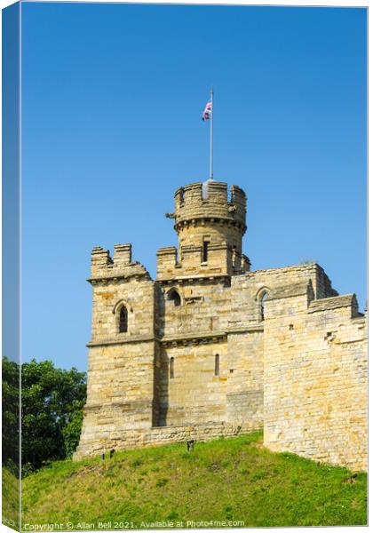 Lincoln Castle observation tower Canvas Print by Allan Bell