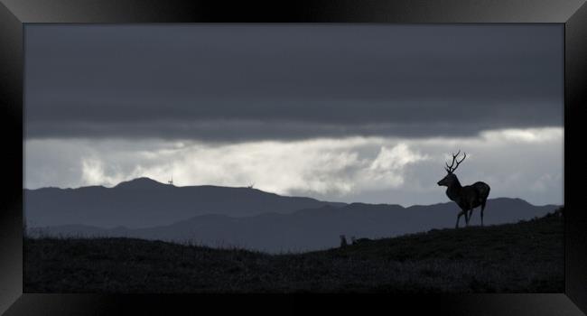 Highland Skyline Framed Print by Macrae Images
