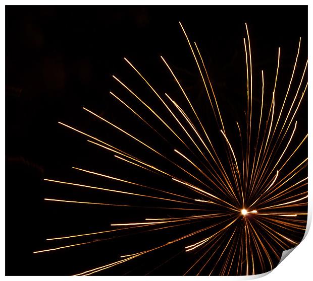 Fireworks Print by Hannah Scriven