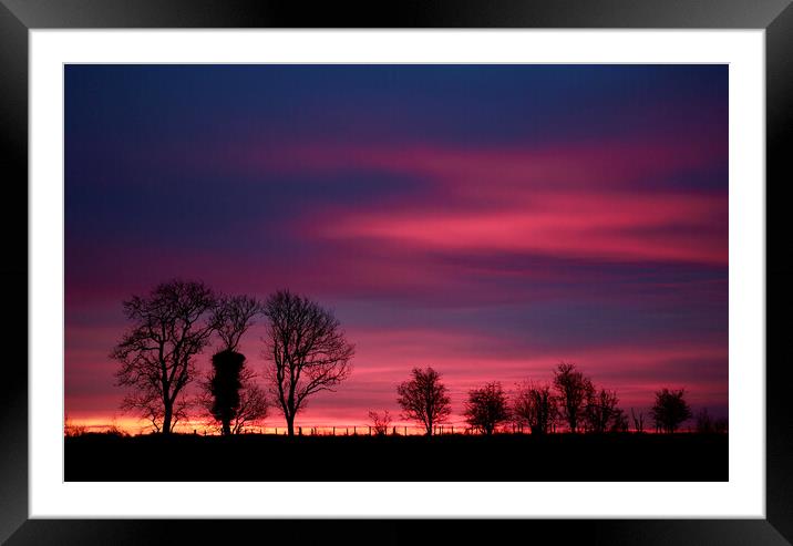 Cotswold Sunrise  Framed Mounted Print by Simon Johnson