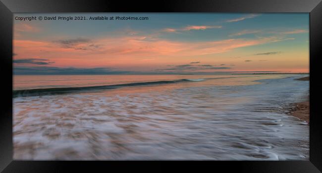 Warkworth Beach Framed Print by David Pringle