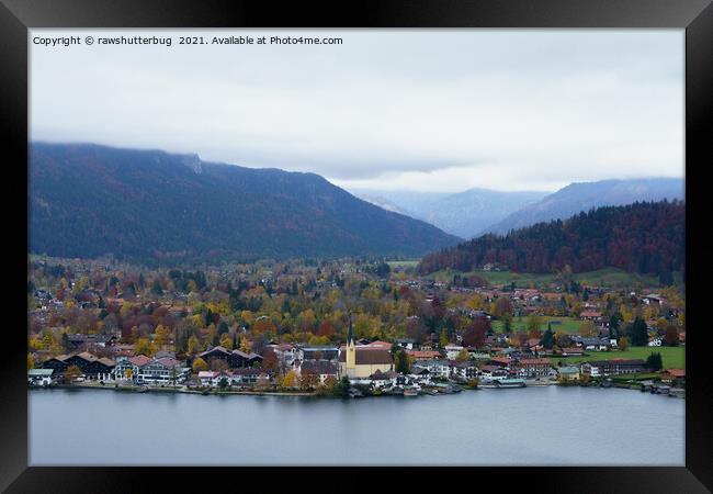 Rottach-Egern Am Tegernsee Framed Print by rawshutterbug 