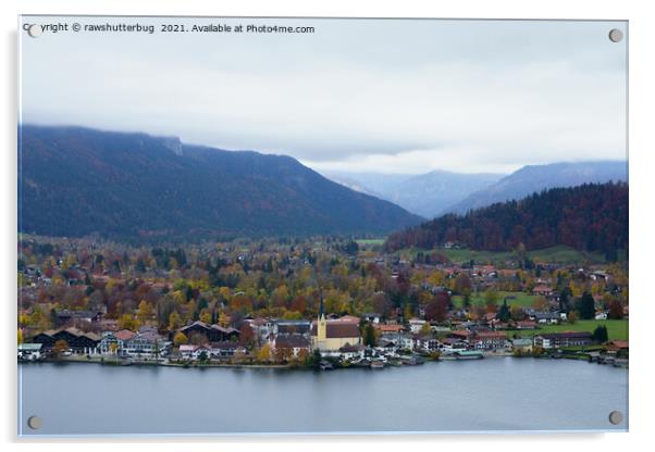 Rottach-Egern Am Tegernsee Acrylic by rawshutterbug 