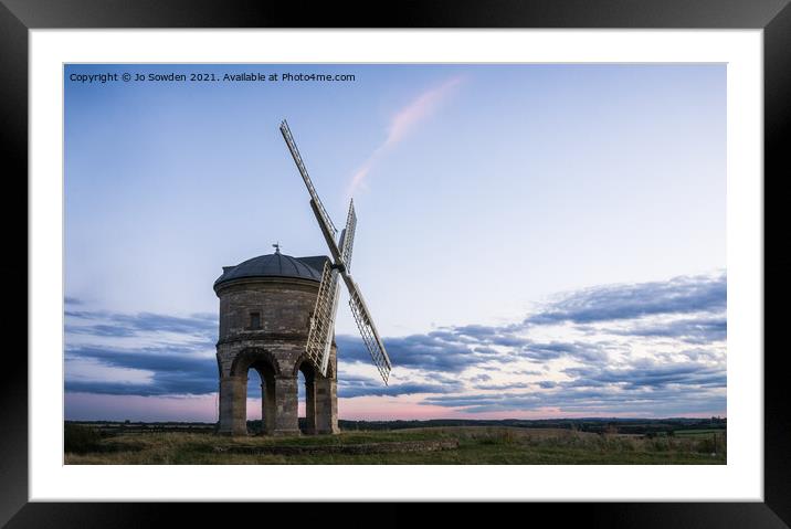 Chesterton Windmill  Framed Mounted Print by Jo Sowden
