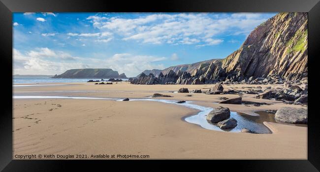 Marloes Sands, Pembrokeshire Framed Print by Keith Douglas