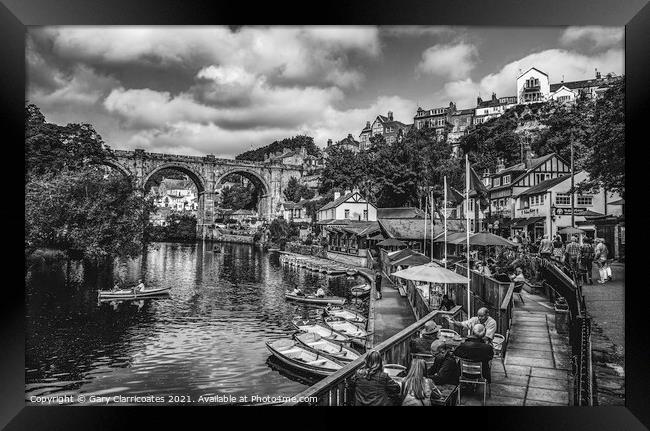 Knaresborough Viaduct Framed Print by Gary Clarricoates