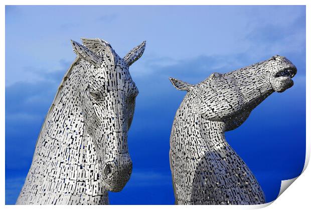 The Kelpies Scotland Print by Jacqi Elmslie