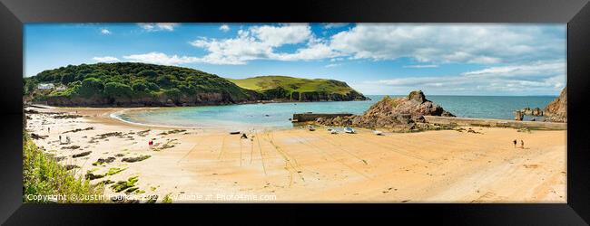 Hope Cove, South Devon Framed Print by Justin Foulkes