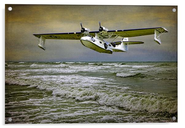 Catalina Flying Boat Acrylic by Chris Lord