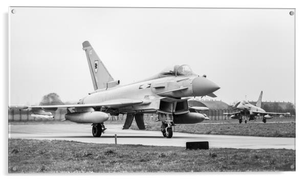 RAF Typhoon FGR4 pair Acrylic by Jason Wells