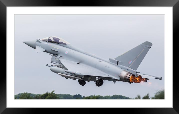 BAE Systems Typhoon gets airborne Framed Mounted Print by Jason Wells