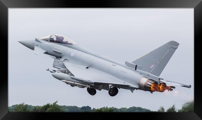 BAE Systems Typhoon gets airborne Framed Print by Jason Wells