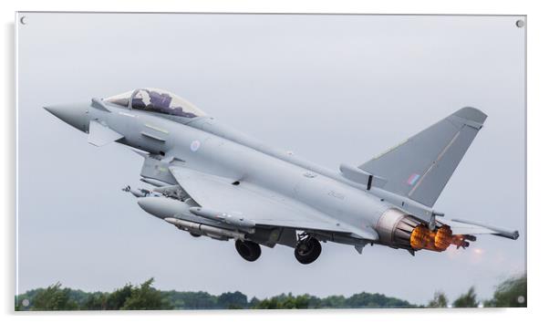 BAE Systems Typhoon gets airborne Acrylic by Jason Wells