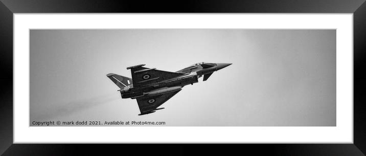  Eurofighter Framed Mounted Print by mark dodd