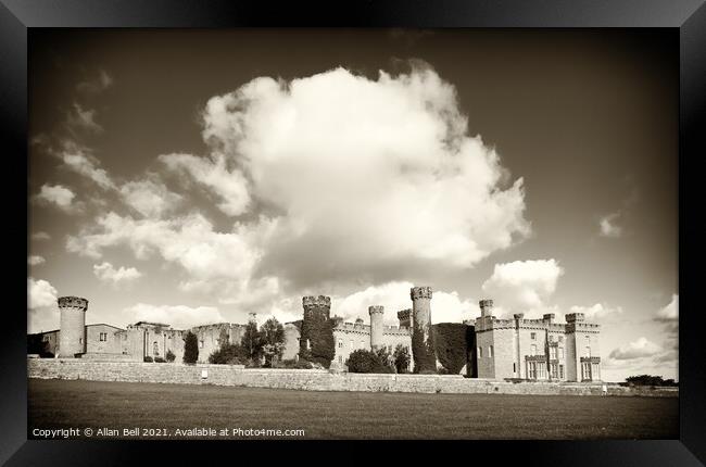 Cloud over Bodelwyddan Castle Framed Print by Allan Bell