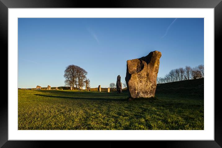 Avebury Stone Circle, England, UK, 2 Framed Mounted Print by Michaela Gainey