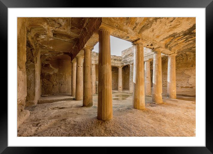 Tomb of the Kings Framed Mounted Print by Mark Godden