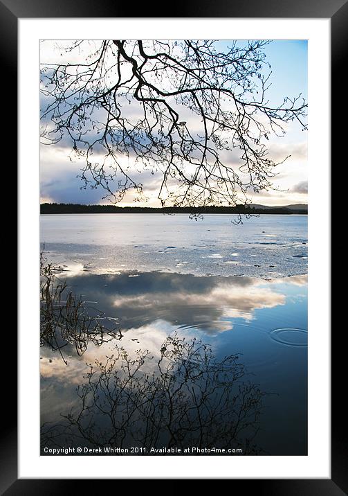 Lake of Menteith Framed Mounted Print by Derek Whitton