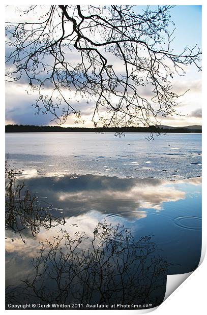 Lake of Menteith Print by Derek Whitton