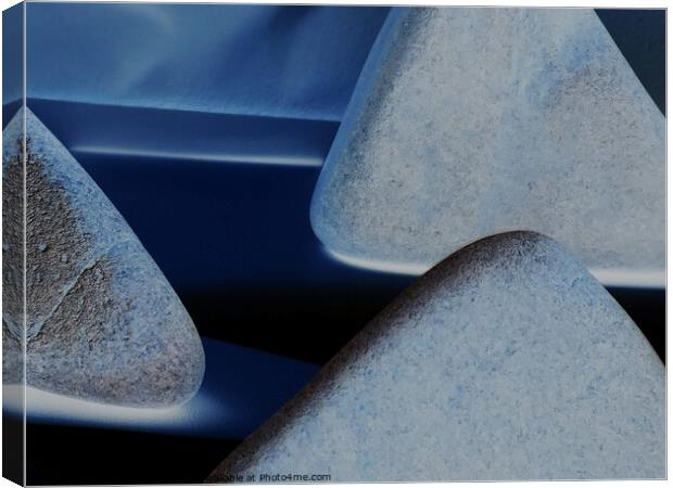 Stone cold blue Canvas Print by Andrew Worth