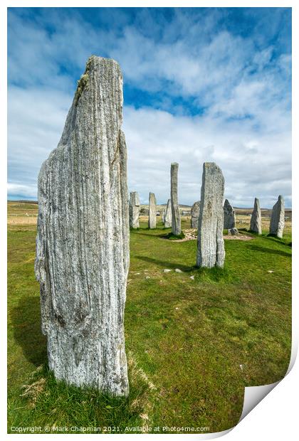 Callanish standing stones, Isle of lewis Print by Photimageon UK