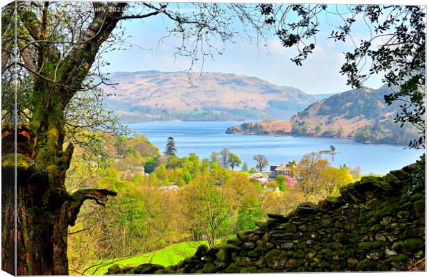 Ullswater Views Canvas Print by Jason Connolly