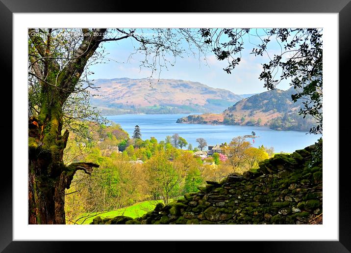 Ullswater Views Framed Mounted Print by Jason Connolly