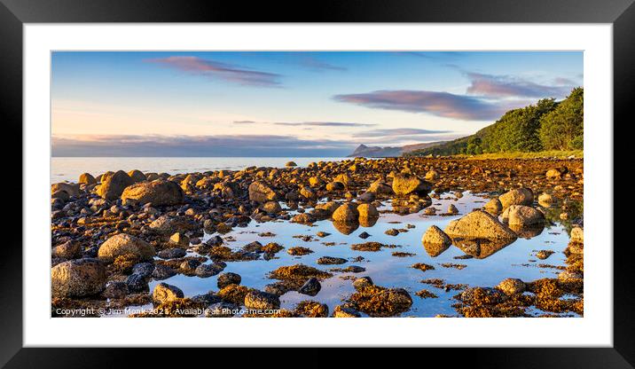 Corrie Sunrise, Isle of Arran Framed Mounted Print by Jim Monk