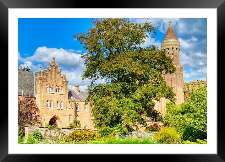 Quarr Abbey Isle of Wight Framed Mounted Print by Roger Mechan
