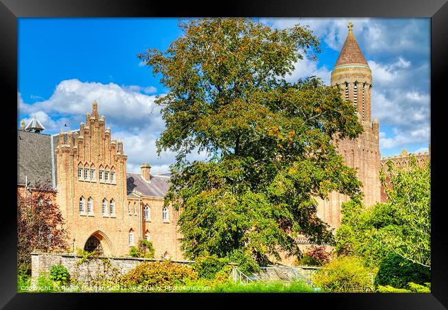 Quarr Abbey Isle of Wight Framed Print by Roger Mechan