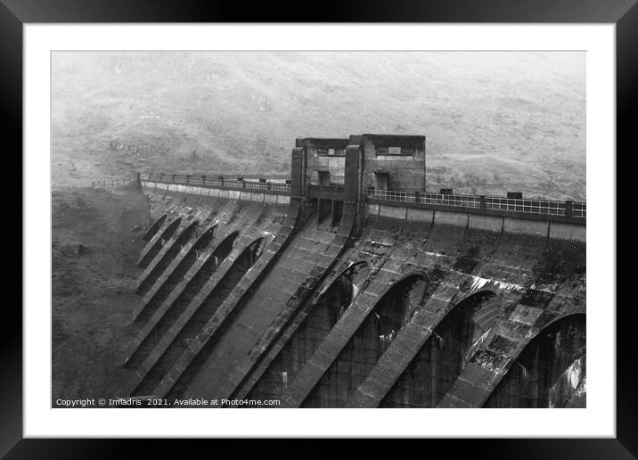 Ben Lawers Dam, Perth and Kinross, Scotland Framed Mounted Print by Imladris 