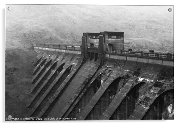Ben Lawers Dam, Perth and Kinross, Scotland Acrylic by Imladris 