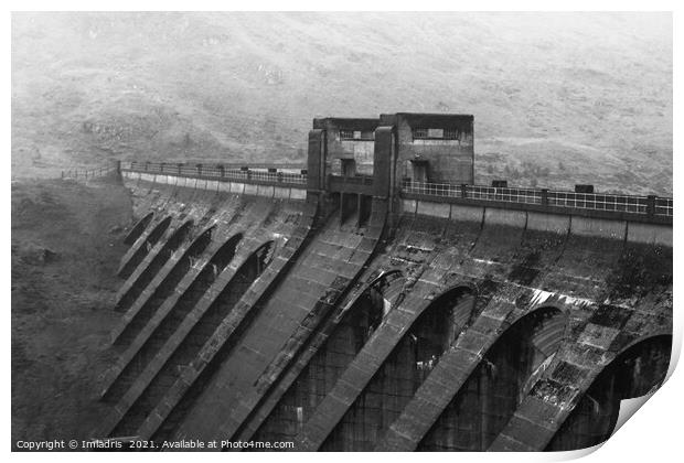 Ben Lawers Dam, Perth and Kinross, Scotland Print by Imladris 