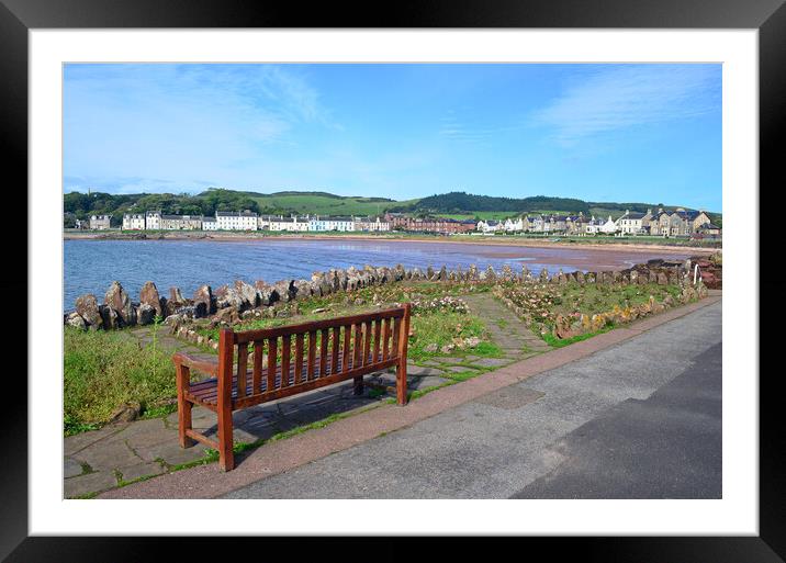 Kames Bay Millport Framed Mounted Print by Allan Durward Photography