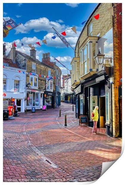 Charming Cowes Isle of Wight Print by Roger Mechan
