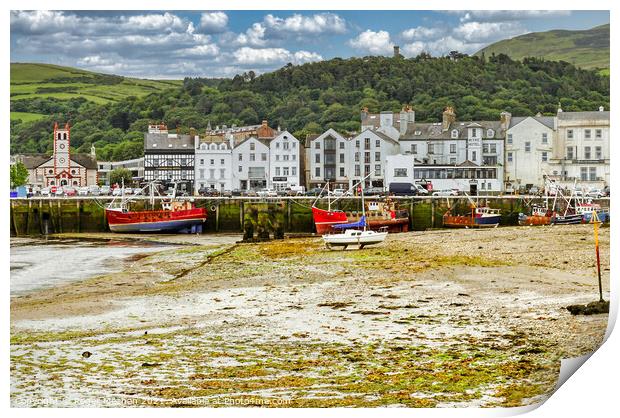 Tranquil Ramsey Harbour Print by Roger Mechan