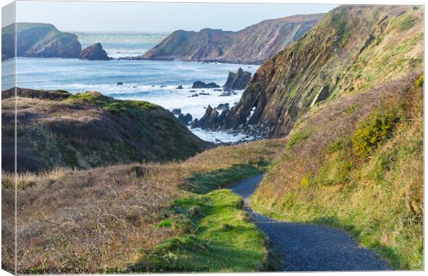 The path to Marloes Sands, Pembrokeshire Canvas Print by Keith Douglas
