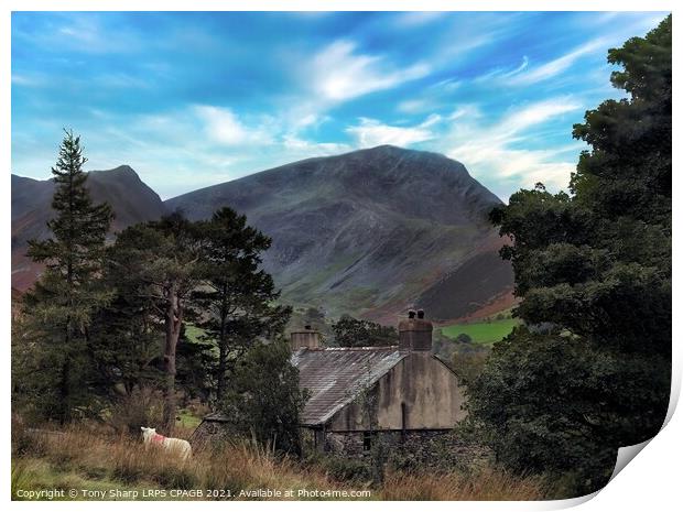THE NEWLANDS VALLEY ROUND - THE LAKE DISTRICT Print by Tony Sharp LRPS CPAGB