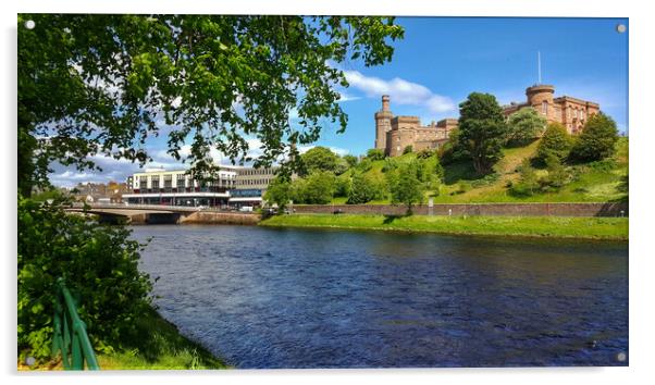Inverness Castle Acrylic by Macrae Images