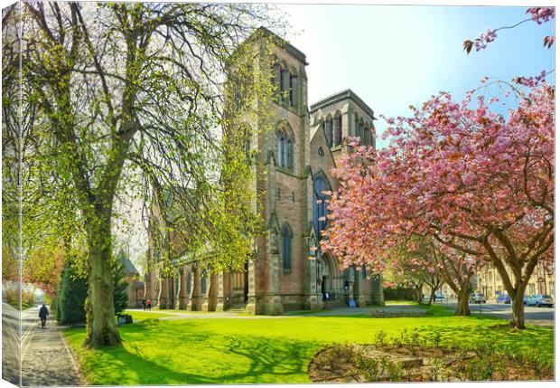 Inverness Cathedral Canvas Print by Macrae Images