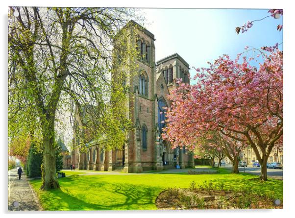 Inverness Cathedral Acrylic by Macrae Images