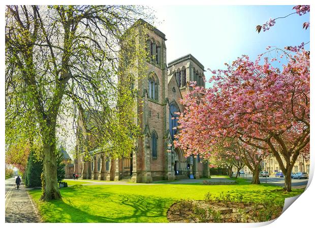 Inverness Cathedral Print by Macrae Images
