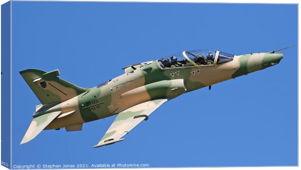 Omani Air Force Bae Hawk Aircraft Canvas Print by Ste Jones