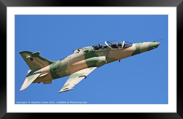 Omani Air Force Bae Hawk Aircraft Framed Mounted Print by Ste Jones