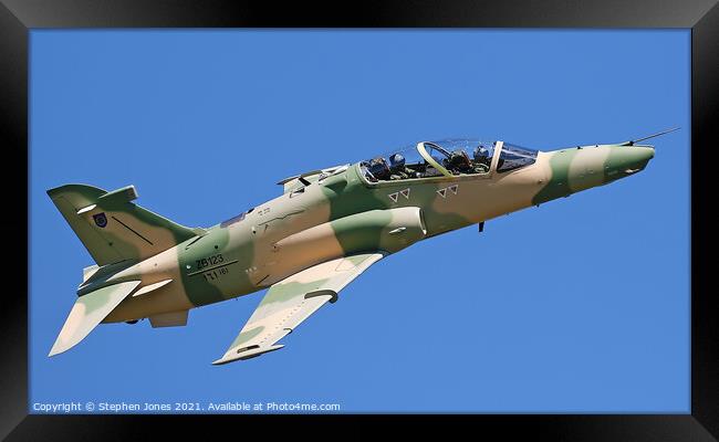 Omani Air Force Bae Hawk Aircraft Framed Print by Ste Jones