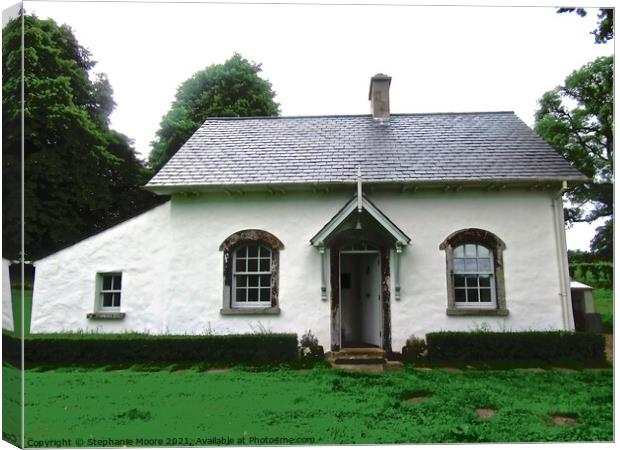 Old Irish Cottage Canvas Print by Stephanie Moore