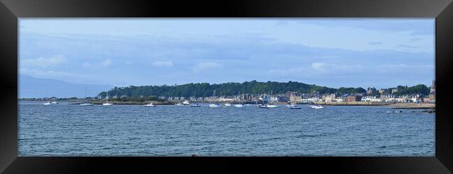 Small yachts in Newtown Bay Millport Framed Print by Allan Durward Photography